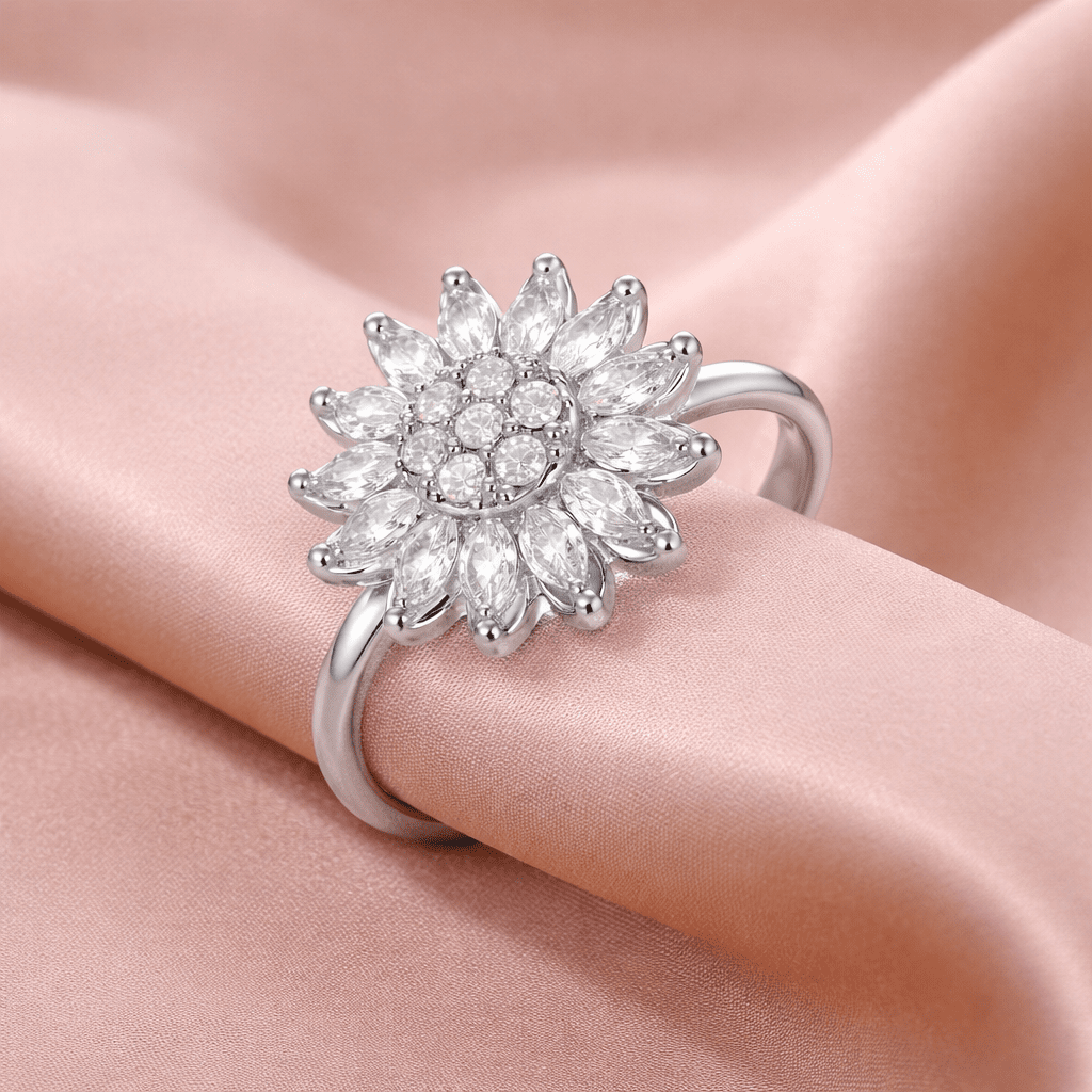 VALTUS GoldenBloom Anxiety Ring